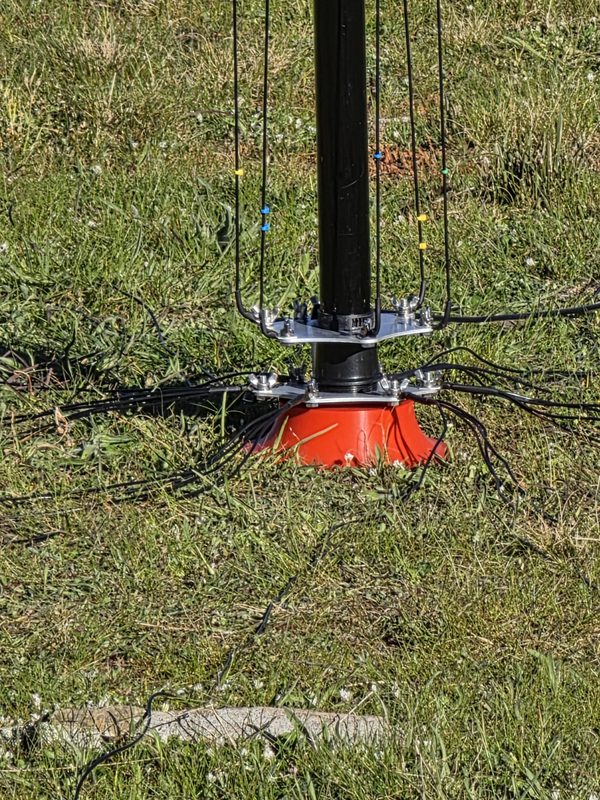 Ikara site, 20 September 2026 &mdash; Elements up, ground radials out